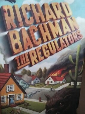 Richard Bachman The Regulators Hardcover Coffee Table Book - Brown/Tan Cover